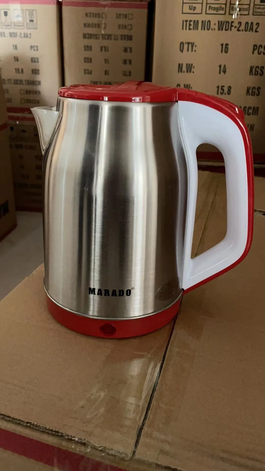 Soar Home electric kettle 304 stainless steel 2L Red (red) - MHD Tatawi