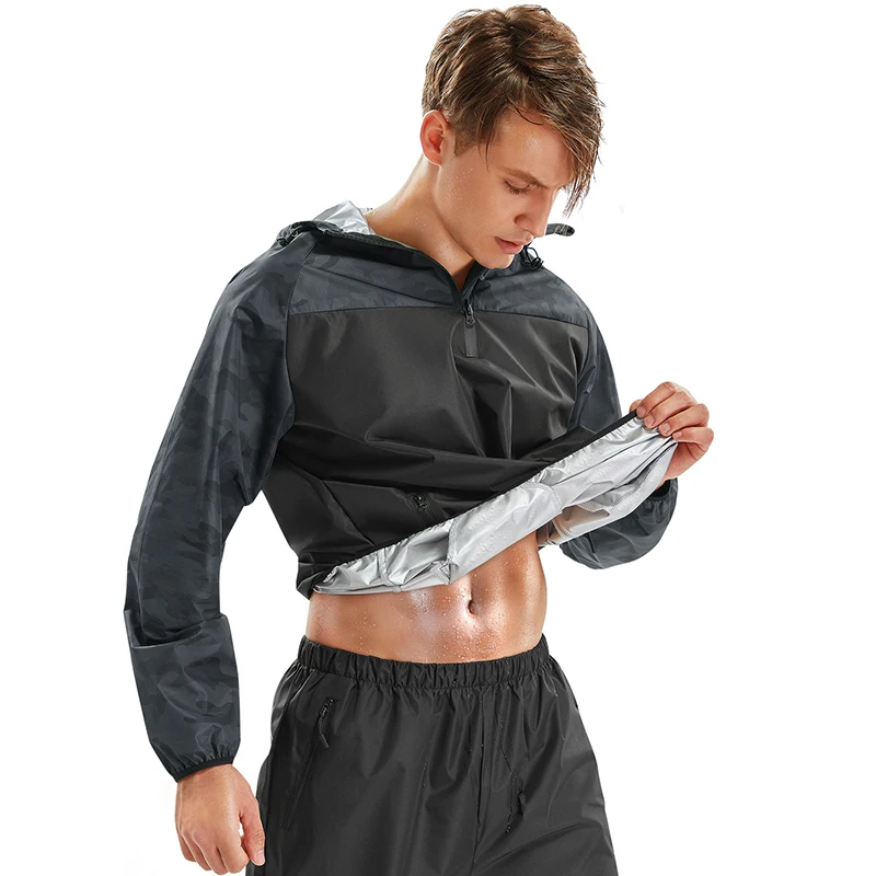 NINGMI Sauna Suit for Women Sweat - Zipper Shirt Waist Trainer Womens  Slimming Jacket Workout Body Sleeve Gym, Black5089, Small : Amazon.ca:  Sports & Outdoors