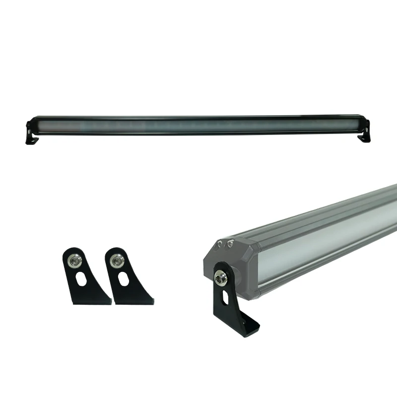 42inch Multi Color RGB Bar Warning Light Strobe 12V Led Light Bar With Turn Brake Reverse Lights