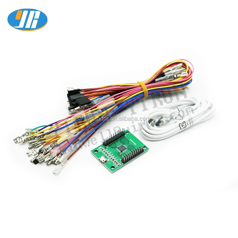 라즈베리 파이 P3 USB 컨트롤러 2인용 제로 딜레이 아케이더 인코더 플라스틱 코인 푸셔 타입 조이스틱 6세 이상 저렴한 보드