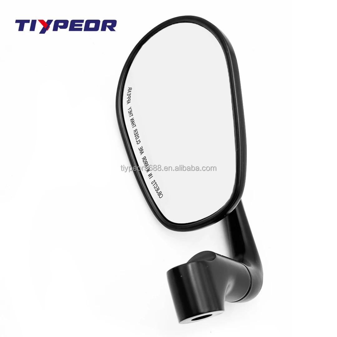 product tiypeor universal motorcycle chrome aluminum side mirror for motorcycles new design multi angle adjustable large area view-5