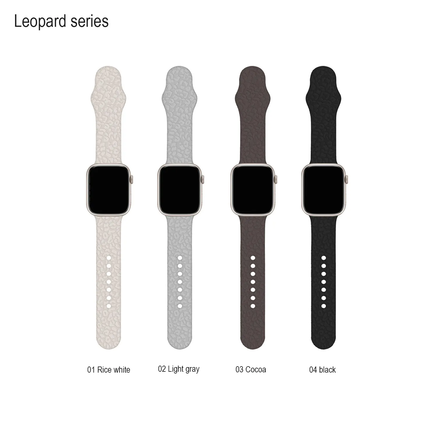 Custom Soft Rubber Silicone Wrist Sport Strap For Apple Watch Band 38