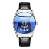Blue Silver-Leather