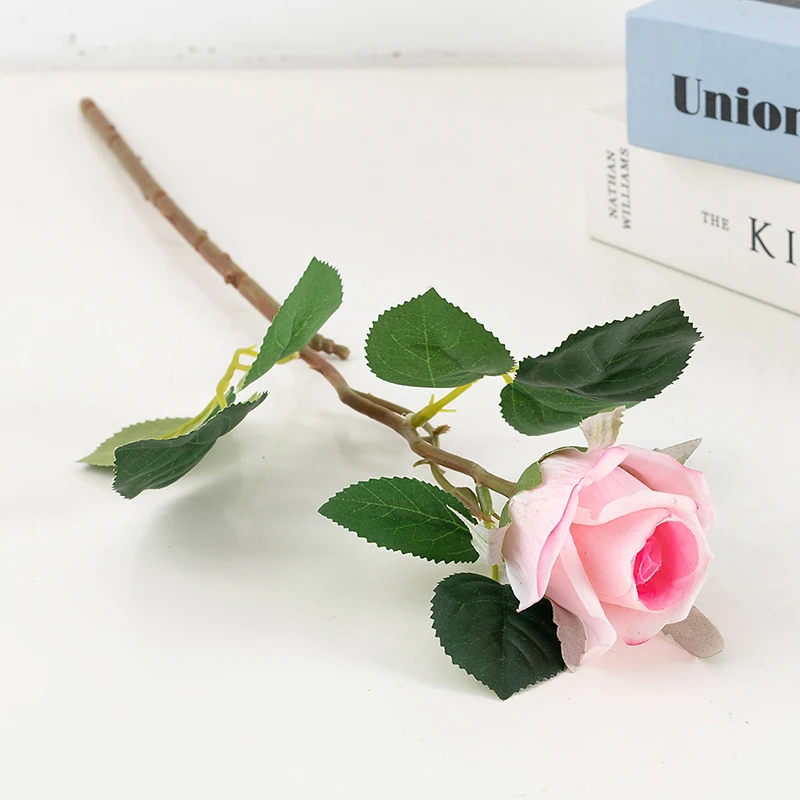 Artificial Moisturizing Rose Fake Wholesale Wedding Home Single Lover