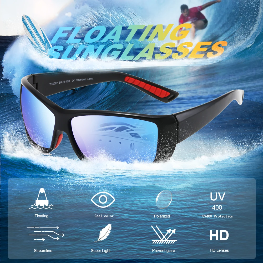 Floating Polarized Sunglasses Tpx Frame Polarized Fishing Sunglasses Floating For Water Sports