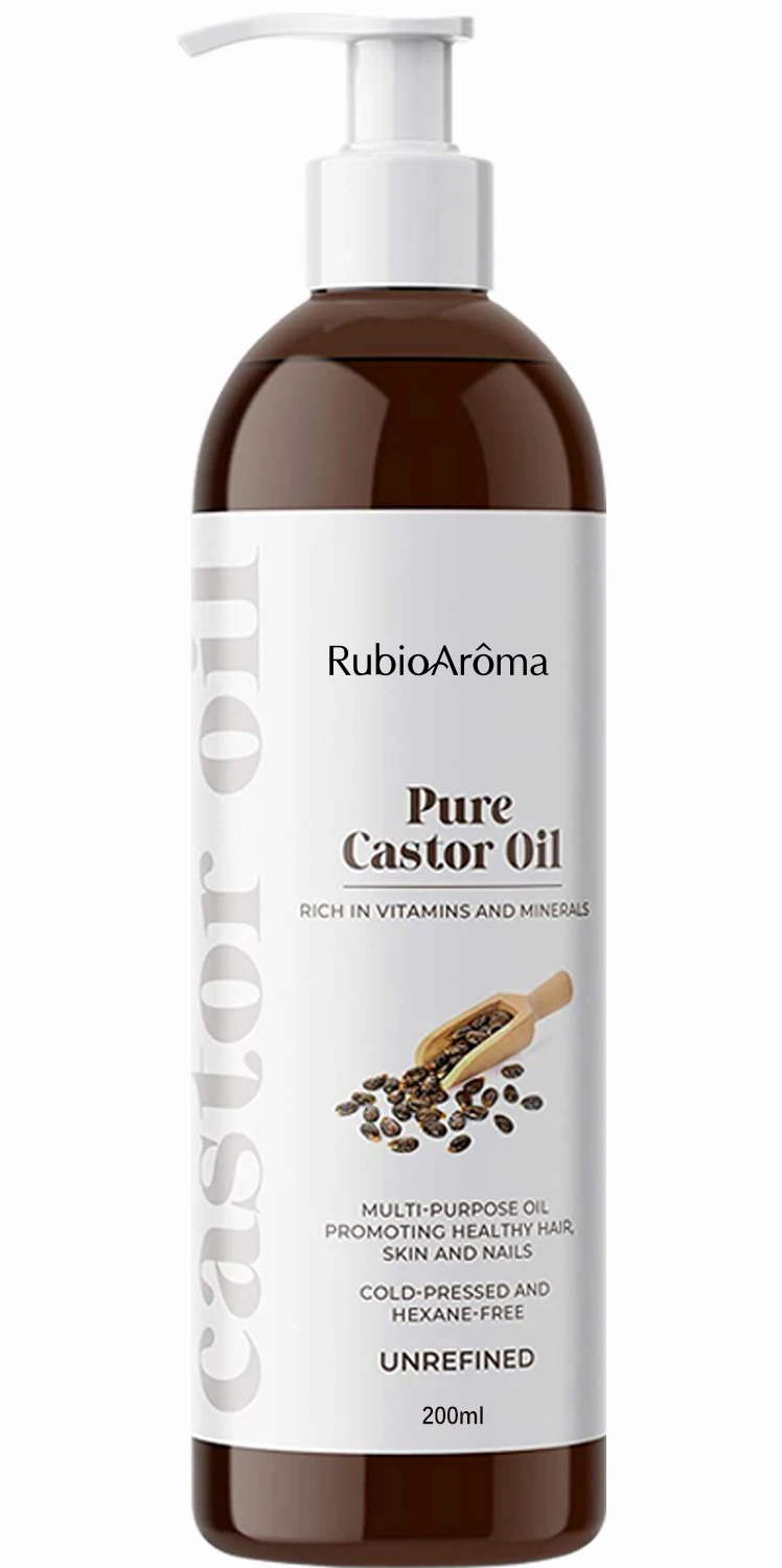 
 private label customize cold pressed bulk natural organic hair eyelash eyebrow growth jamaican black castor oil  