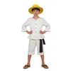 White Luffy (shirt, belt, pants, straw hat)