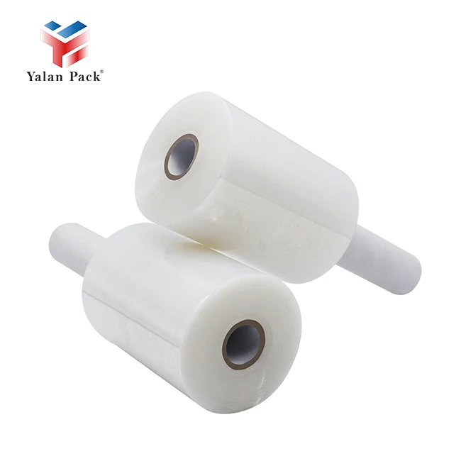 Custom Plastic Shrink Wrapping Hand Pe Stretch Film Plastic Wrap For Cargo Packing