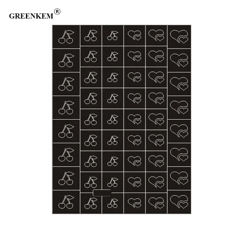 Newest Nail Art Airbrush Stencils for Fun Prints Decals Airbrush Nails Trendy Salon Manicure Supply 3D Nail Art Stickers