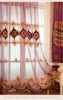 Violet sheer curtain