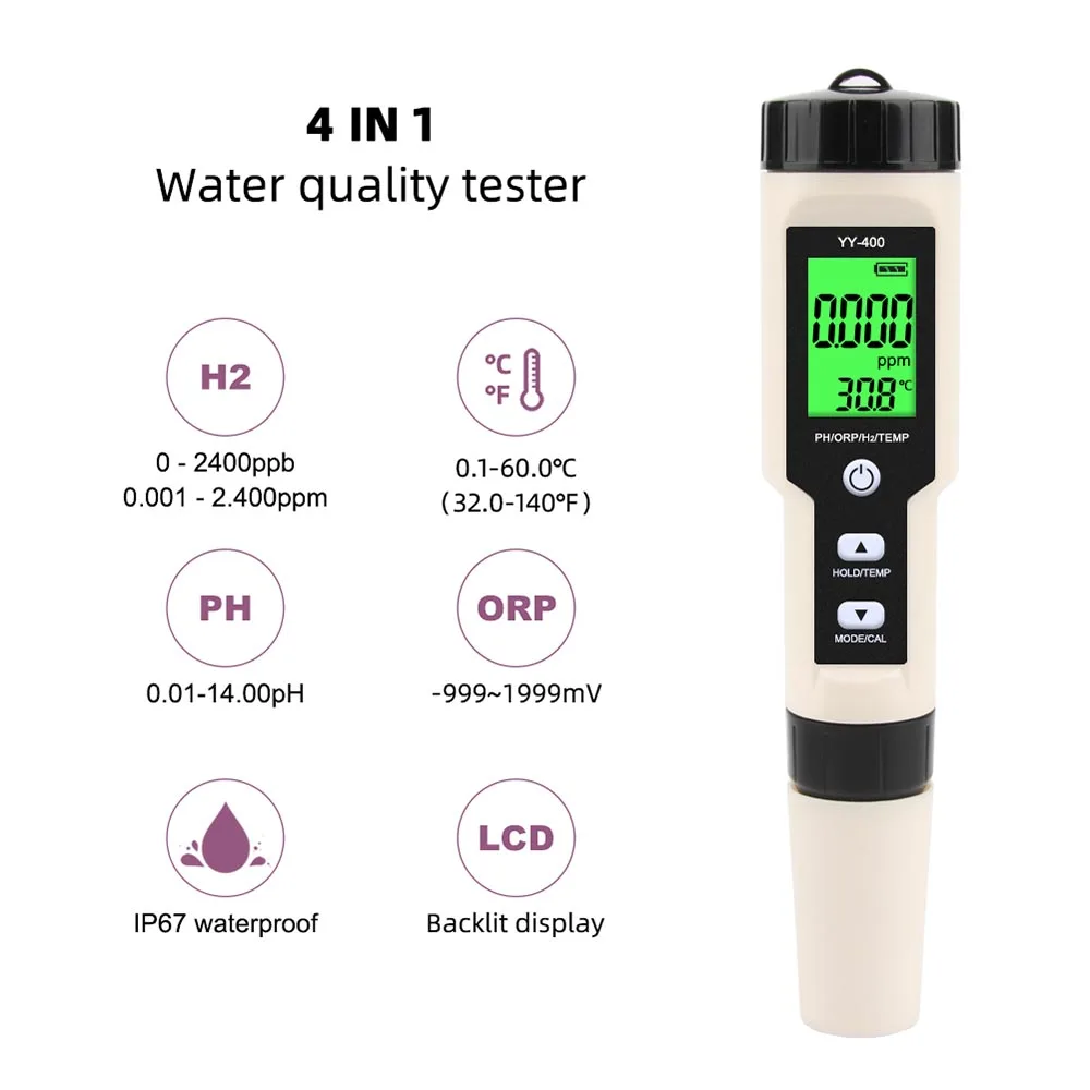 Analyseur de qualité de l'eau pH-mètre à bas prix (pH-40A) - Chine