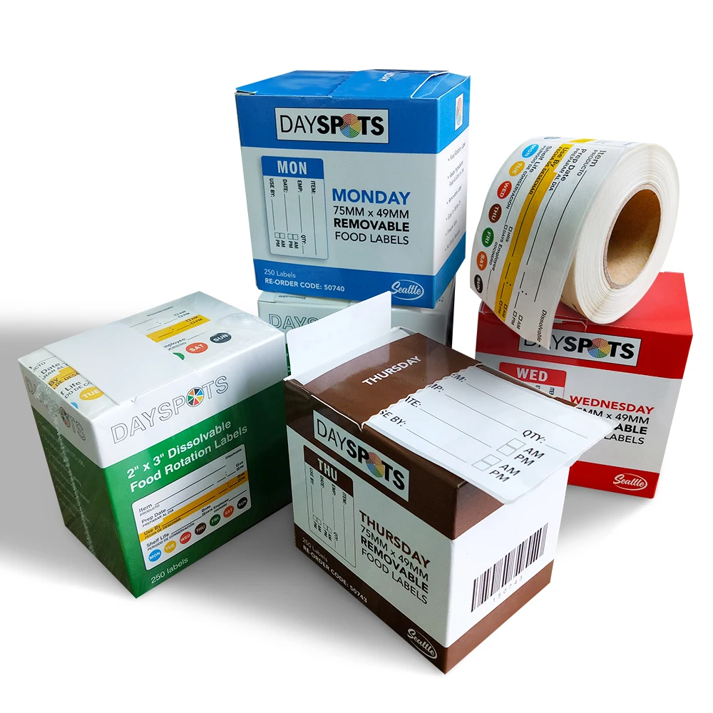 Food Safety Dissolvable Label Water Soluble Paper Sticker