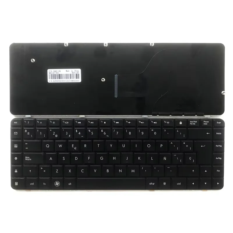 Brand New Spanish Laptop Keyboard for HP Compaq Presario CQ56 G56 CQ62 ...