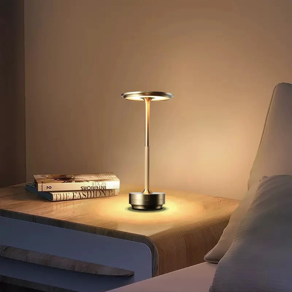 Convenient Charging Touch Table Lamp Light Luxury Bedside Restaurant