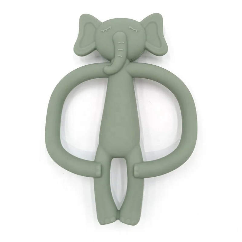 Бесплатный образец 2023, Разноцветные Детские грызунки в форме слона