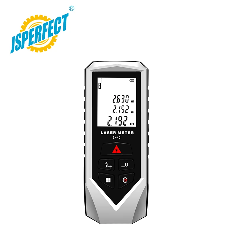JSPERFECT Cheap Price Red Beam 60 m Outdoor Precision Laser Distance Meter
