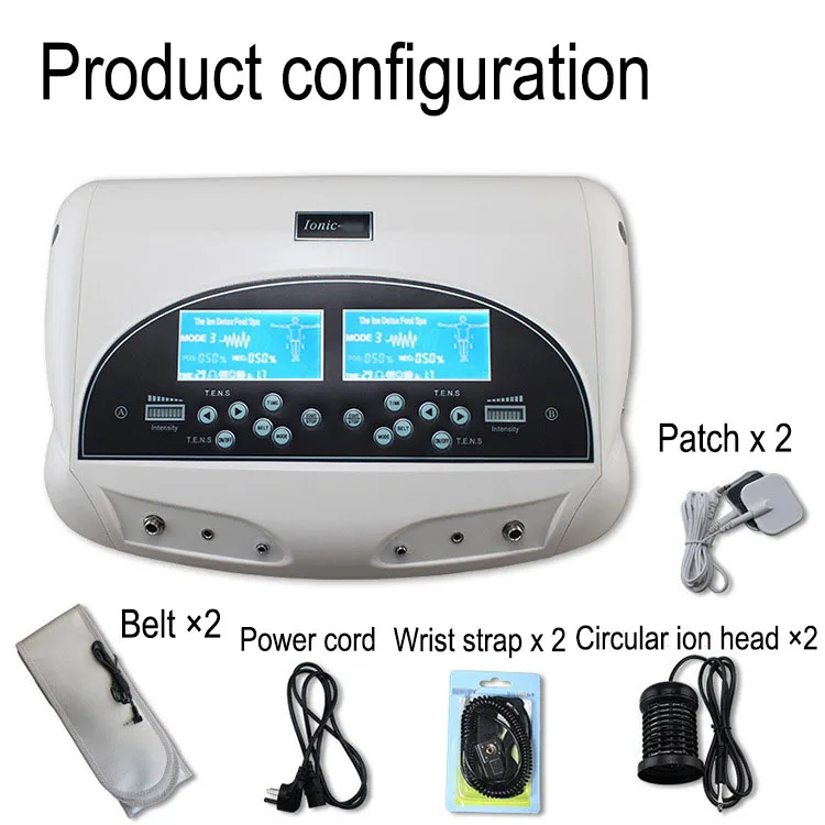 Ionic Foot Detox Machine Foot Spa Ion Cleanse With Belt Physiotherapy Instrument