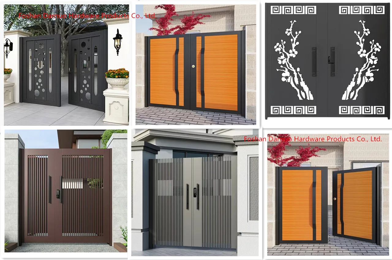 Security Gates Design Sliding Gate Motor Remote Kit Aluminum Custom ...