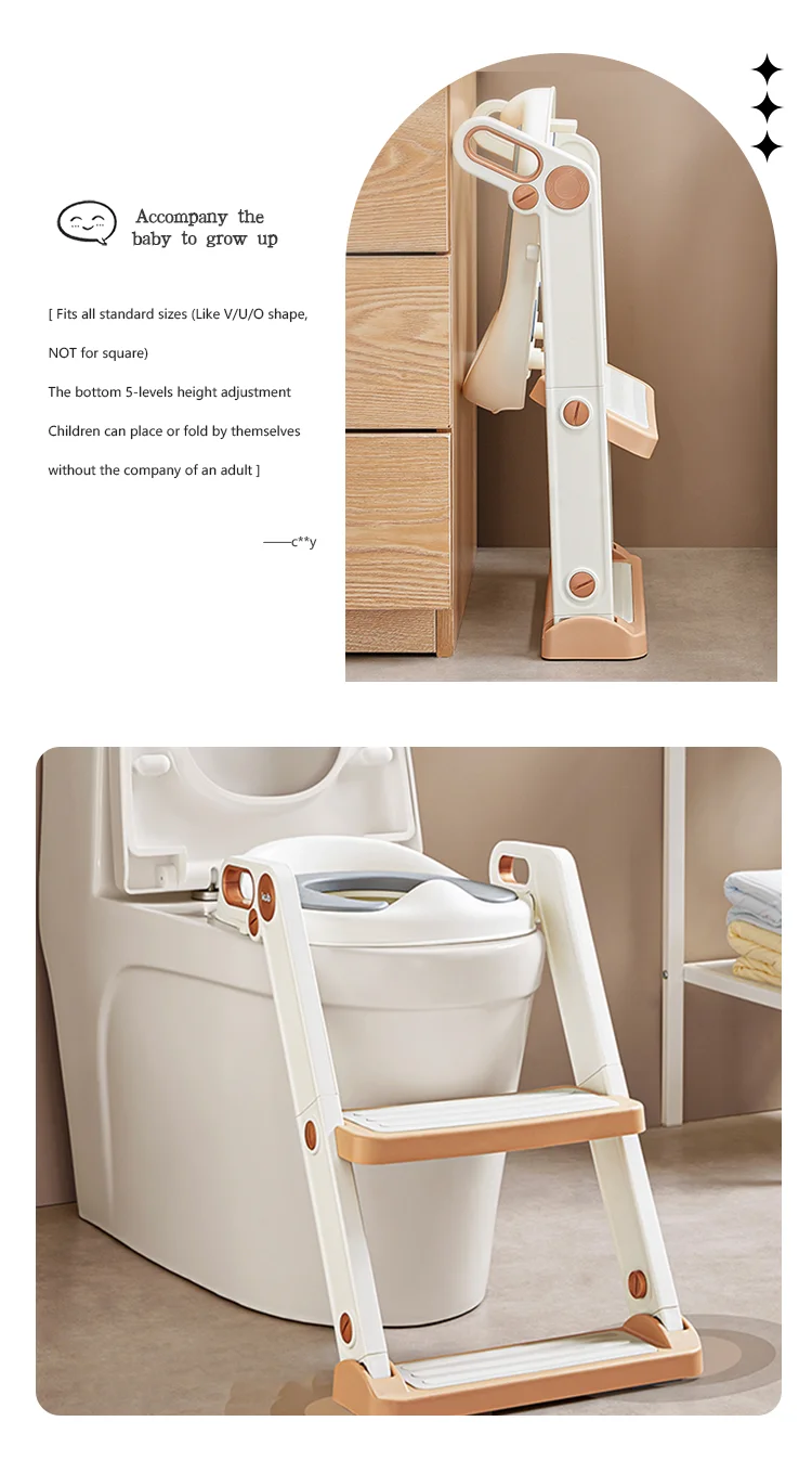 Small package Kids Children Cushion Child Baby Potty Training Toilet Chair Seat Ladder With Step Stool Ladder Toilet  For Kids