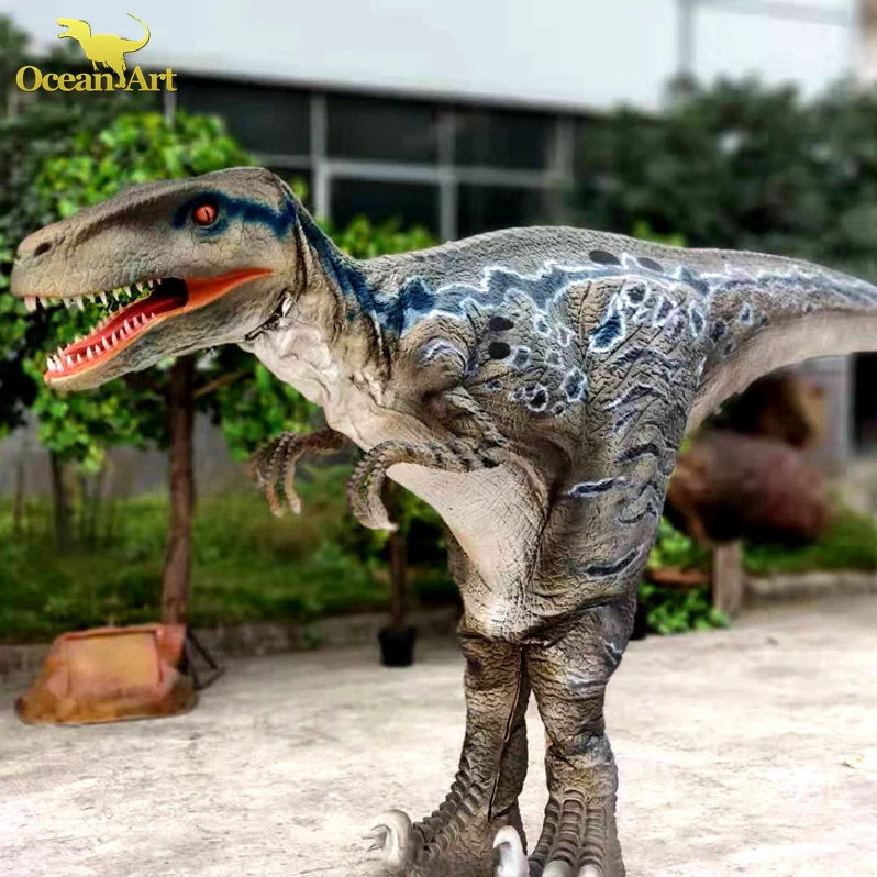 
 Реальный костюм динозавра raptor для продажи  