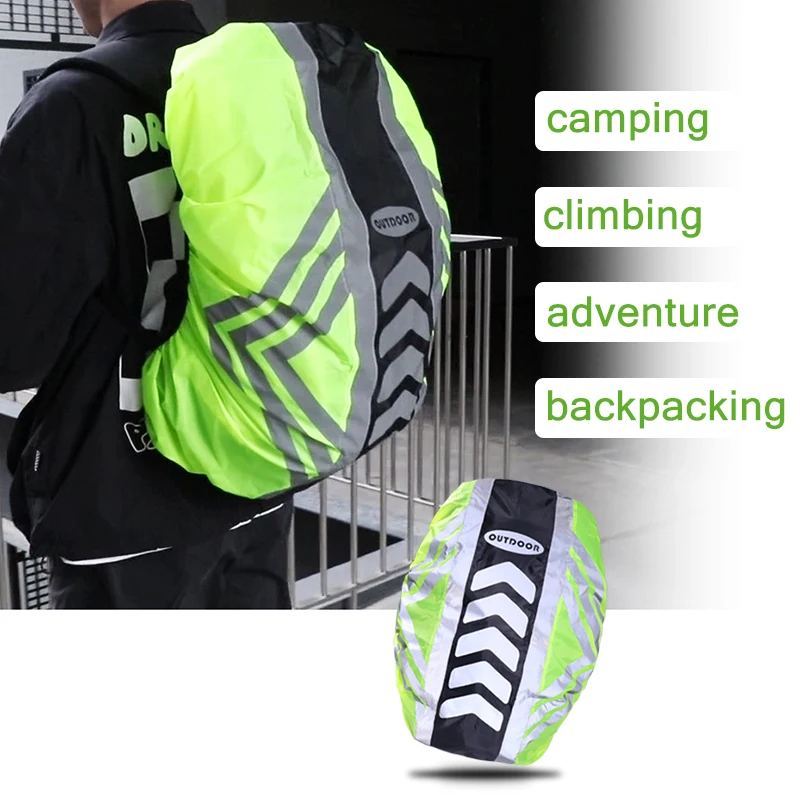 Superbsail New Bike Bicycle Reflective Backpack Cover Sport Bag Covers Outdoor Riding Bag MTB Cycling Waterproof Covers Bags manufacture