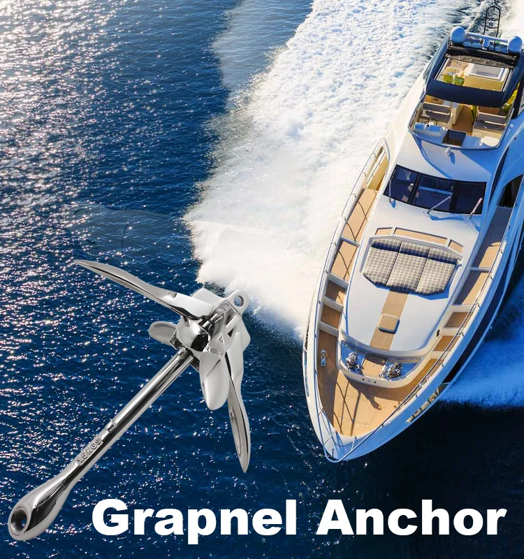 Yanyu Manufacture Grapnel Folding Anchor For Yacht Kayak Fishing Boat