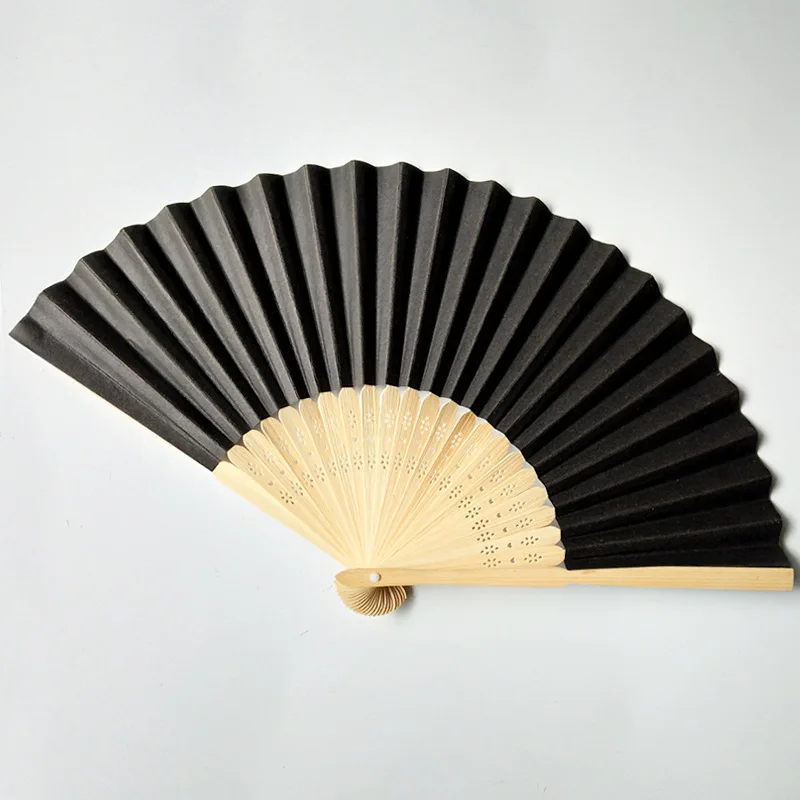 Wedding and Event Accessories | Black Paper Folding Fan Purchase