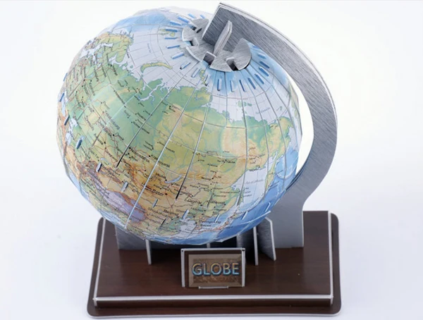 47pcs Funny 3d Globe Model Paper Puzzle for Sale