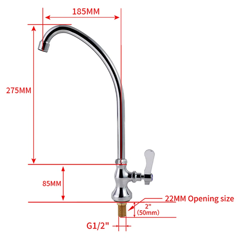 EN200 817 WaterMark Commercial Kitchen Single Handle Kitchen Faucet Tap with Brass+304SUS Basin Faucets Taps for Kitchen Sink manufacture