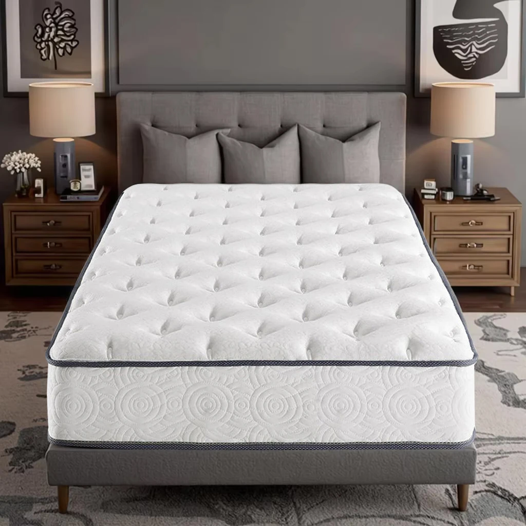 200*220*20CM Comfortable Pocket Coil Spring Mattress Bedroom