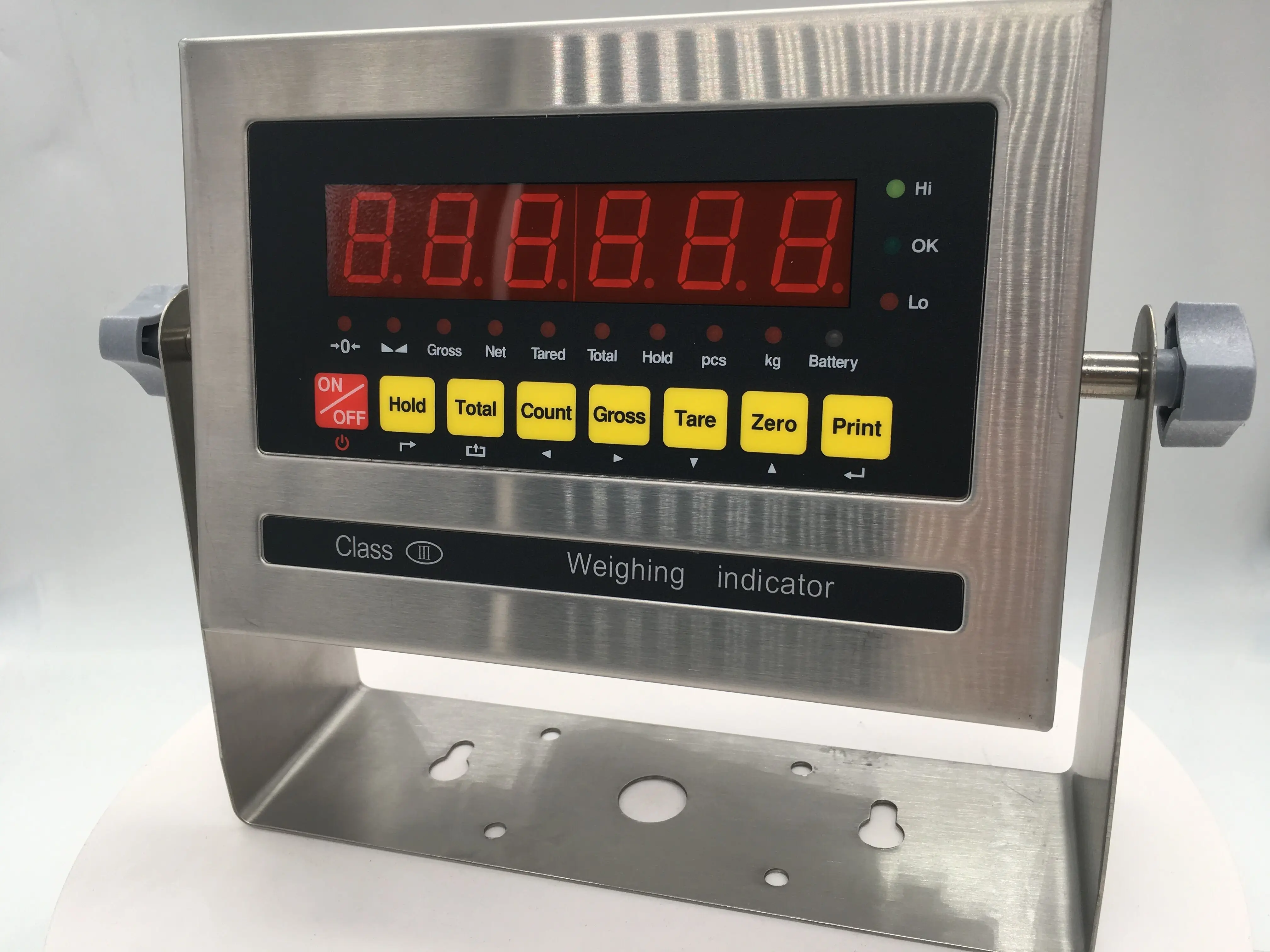 Lp7510 Weighing Indicator With Built-in Printer Led Lcd Stainless Steel ...