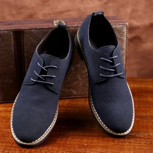 Cross Border Men's Board Shoes, Leather Shoes, PU Suede Men's Shoes, Oversized Casual Shoes