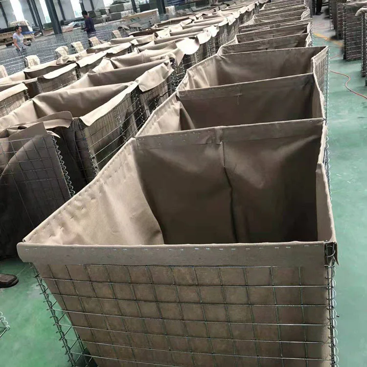 Galvanized Gabion Nets Factory Reasonable Structural Design Bastion Barrier