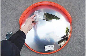 Высокое качество 60 см наружное 24-дюймовое отражающее выпуклое зеркало безопасности дорожного движения