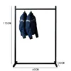 Negro,L:60cm*W:30cm*175cm