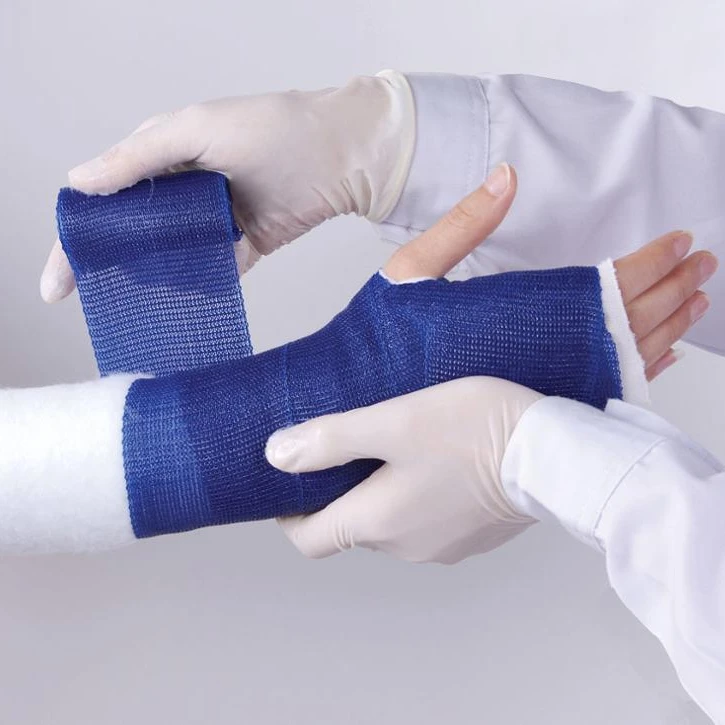 Medical Synthetic Orthopaedic Plaster Casts Polyester Bandage Ortho Casting Fiberglass