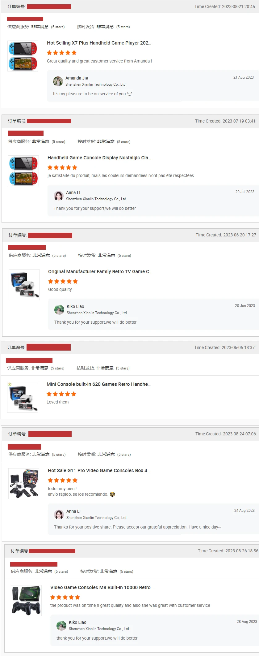 Original Manufacturer Family Retro Tv Game Console Builtin 620 Classic