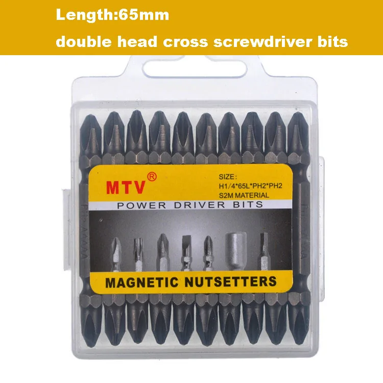 S2 Alloy Steel Magnetic Screwdriver Bit Dual Purpose Electric Drill Bits  Power Screw Drivers Adapter Universal Flexible Shaft