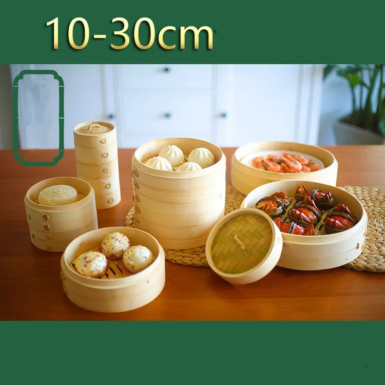 Good Quality 10 Inch 2 Tier 3 In 16 Commercial Mini Dim Sum Bamboo Steamer Basket Buy Bamboo