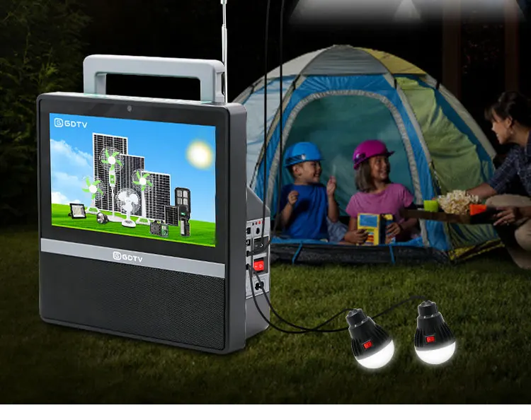 Hot-selling Solar TV Long Battery Life Convenient Carry Clear Video-Solar Related Product