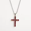 N0172-4 4*4mm Square Red CZ