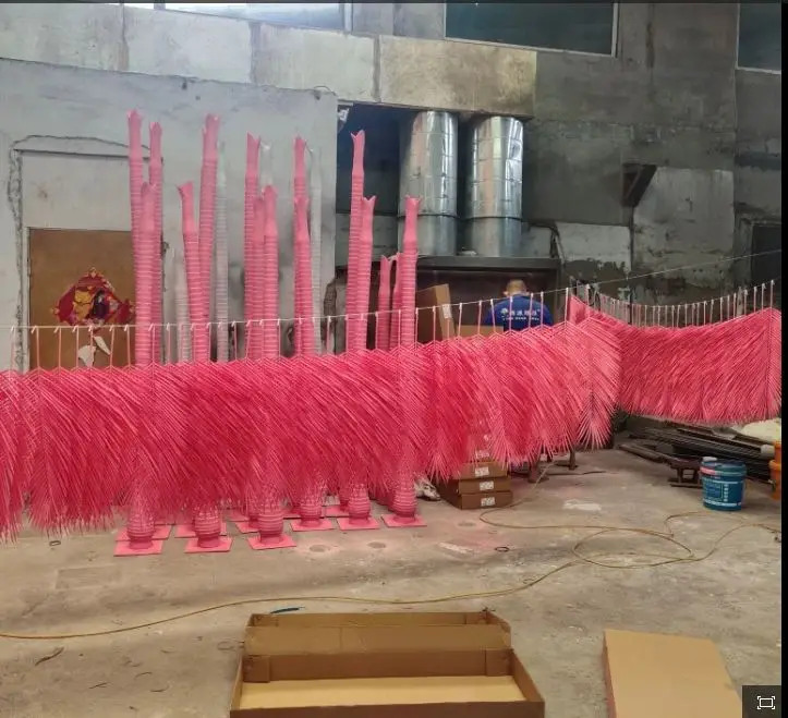 Indoor Outdoor Wedding Decor Pink Palm Trees Artificial Large Palm Tree