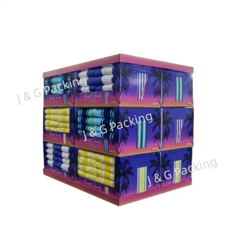 Large Pdq In Store Large Custom Cardboard Pdq Display Boxes Corrugated Printed Perforated ...