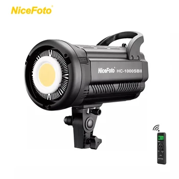NiceFoto HC-1000SBII 100W Professional Studio Equipment Accessories LED COB Video Lighting Photographic Light detail image