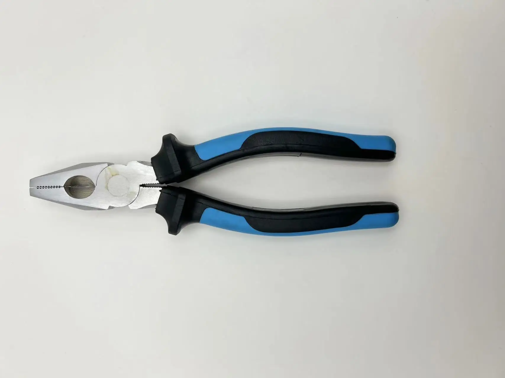 Germany Type8" Multifunction Combination Pliers Serrated Jaw Surface with Soft Grip Plastic Handle Steel Material details