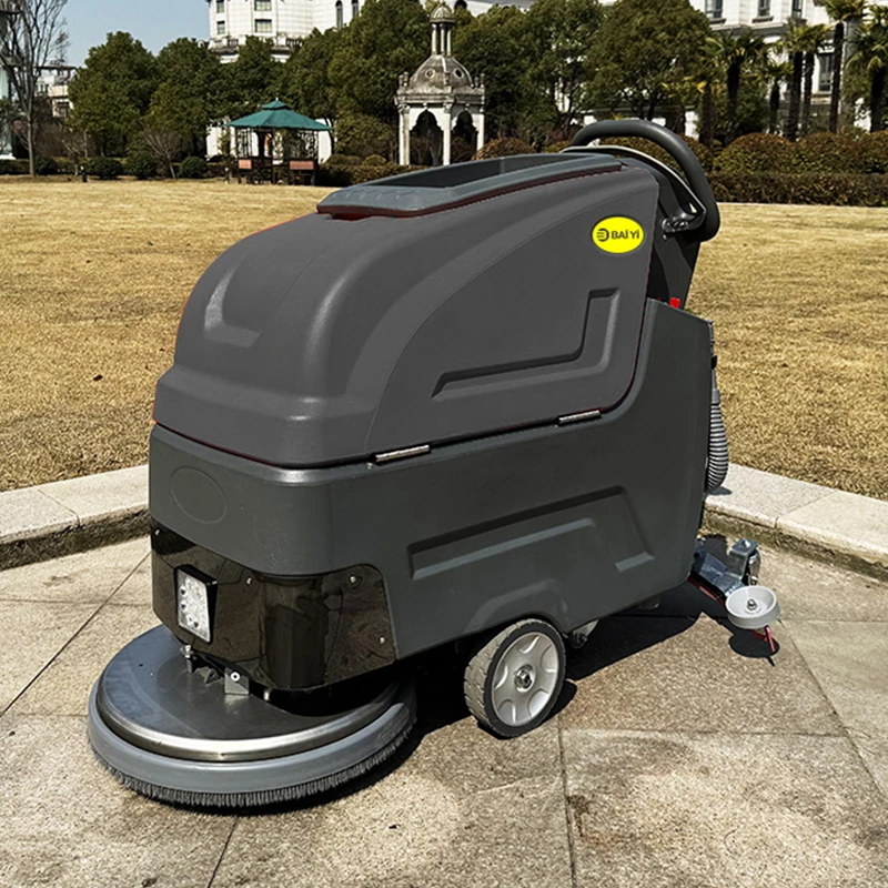 Professional Automatic Walking Hand Type Baiyi-RX520  Industrial Washing Machine Floor Scrubber