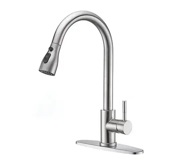 SUS303 Multi-Function Single handle  Flexible Pull Out Faucet for  Washing