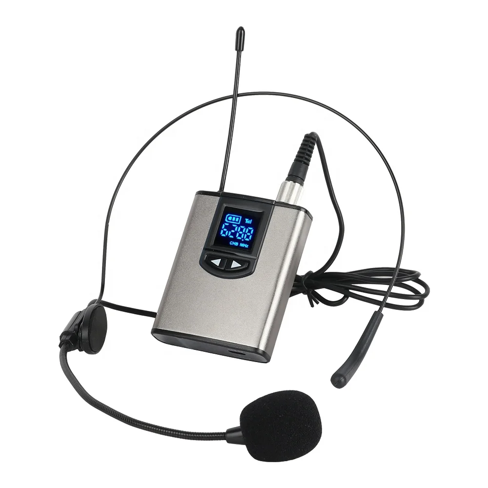 Xtuga A1 Wireless Lavalier Microphone with Noise Cancelling and 100m Range for DSLR Video Camera Vlogging