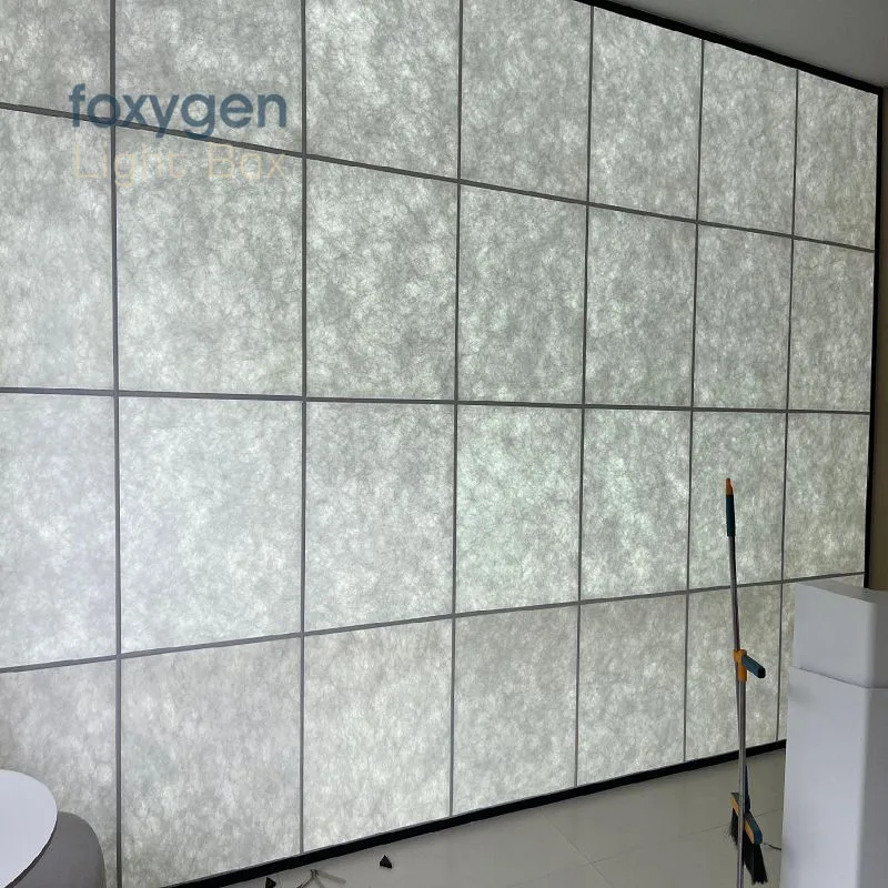 product raw material dupond paper hanging business trade fair office signage led tyvek lightbox dupond light box-4