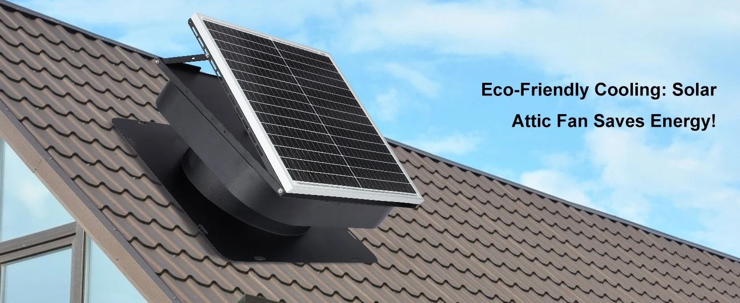Controllerfree, 40W, Solar, Roof, 5-Blade - detail 2